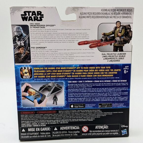Star Wars Action Figure Set Snowtrooper & Poe Dameron - New (Hasbro, 2016) - Picture 2 of 2